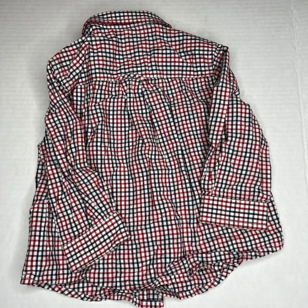 3/$15 or 5/$20 The Children’s Place classics 12 months checked button down